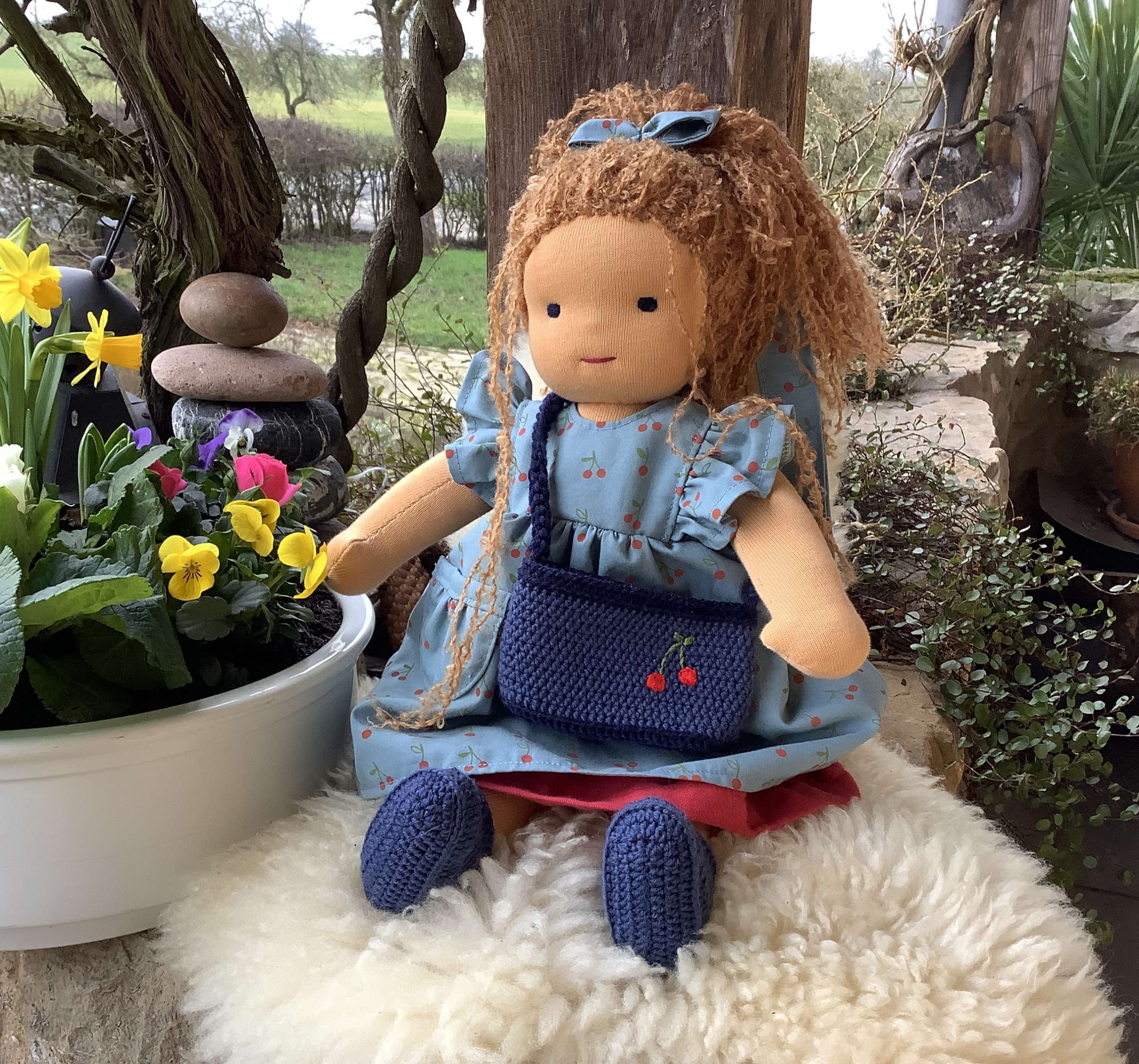 Stoffpuppe nach Waldorfart Jette